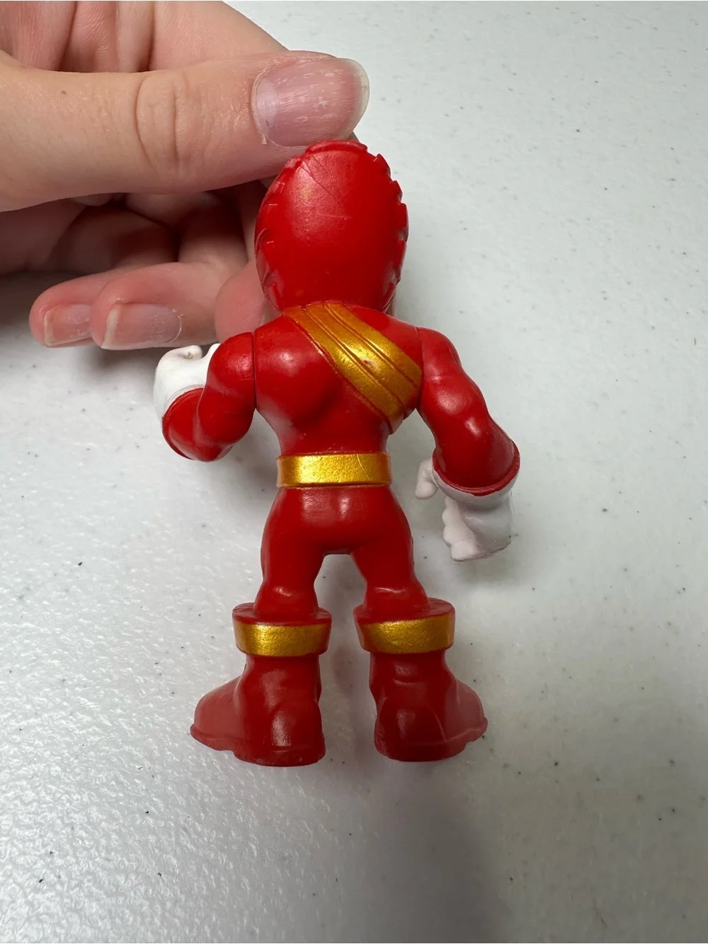 Kids Toy Figure Set - Red Action Ranger & Bright Color Sea Friends
